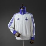 Real Madrid x Beckenbauer Windbreaker - White/Purple - 图片 2