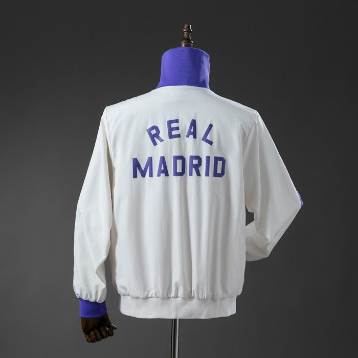 Real Madrid x Beckenbauer Windbreaker - White/Purple - 图片 3