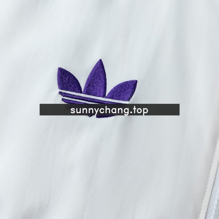 Real Madrid x Beckenbauer Windbreaker - White/Purple - 图片 7