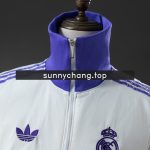 Real Madrid x Beckenbauer Windbreaker - White/Purple - 图片 9