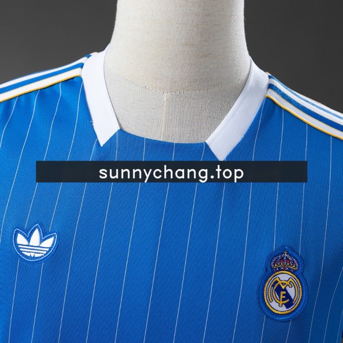 Real Madrid 25/26 Retro Style Blue Jersey - 图片 6
