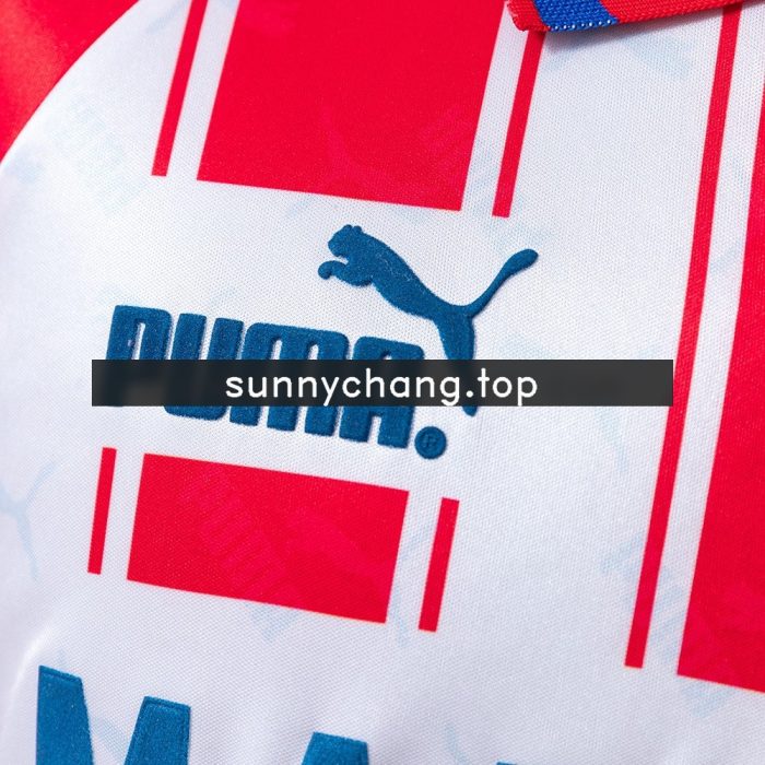 Atletico Madrid 1994/1995 Home Long Sleeve Retro Jersey - 图片 3