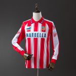 Atletico Madrid 1994/1995 Home Long Sleeve Retro Jersey - 图片 8