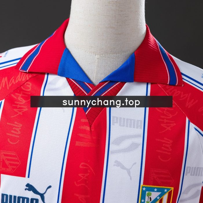 Atletico Madrid 1996/97 Home Retro Jersey - 图片 6