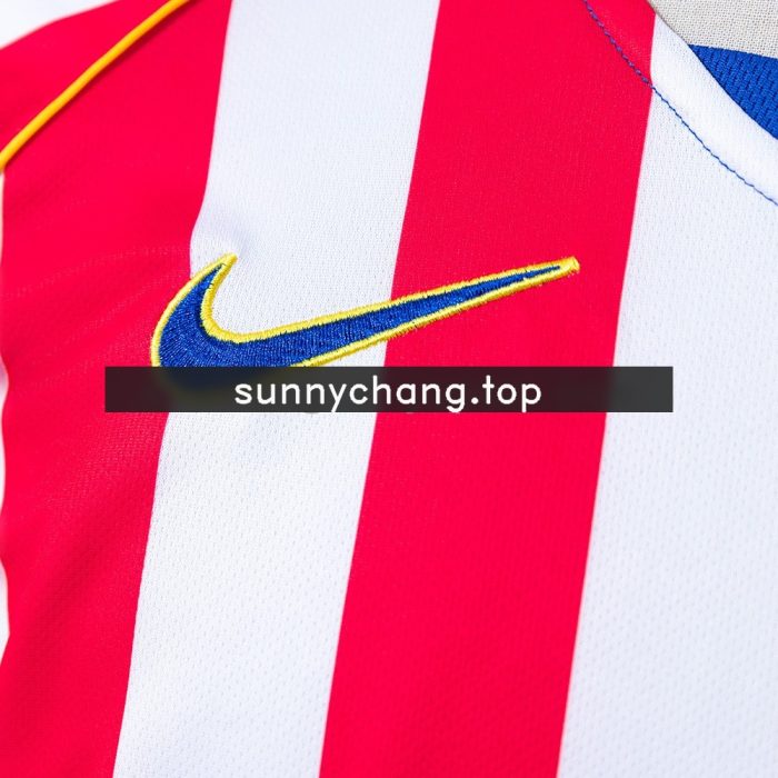 Atletico Madrid 04/05 Home Long Sleeve Retro Jersey - 图片 3