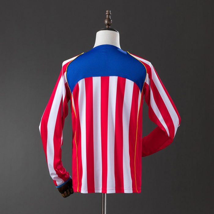 Atletico Madrid 04/05 Home Long Sleeve Retro Jersey - 图片 7