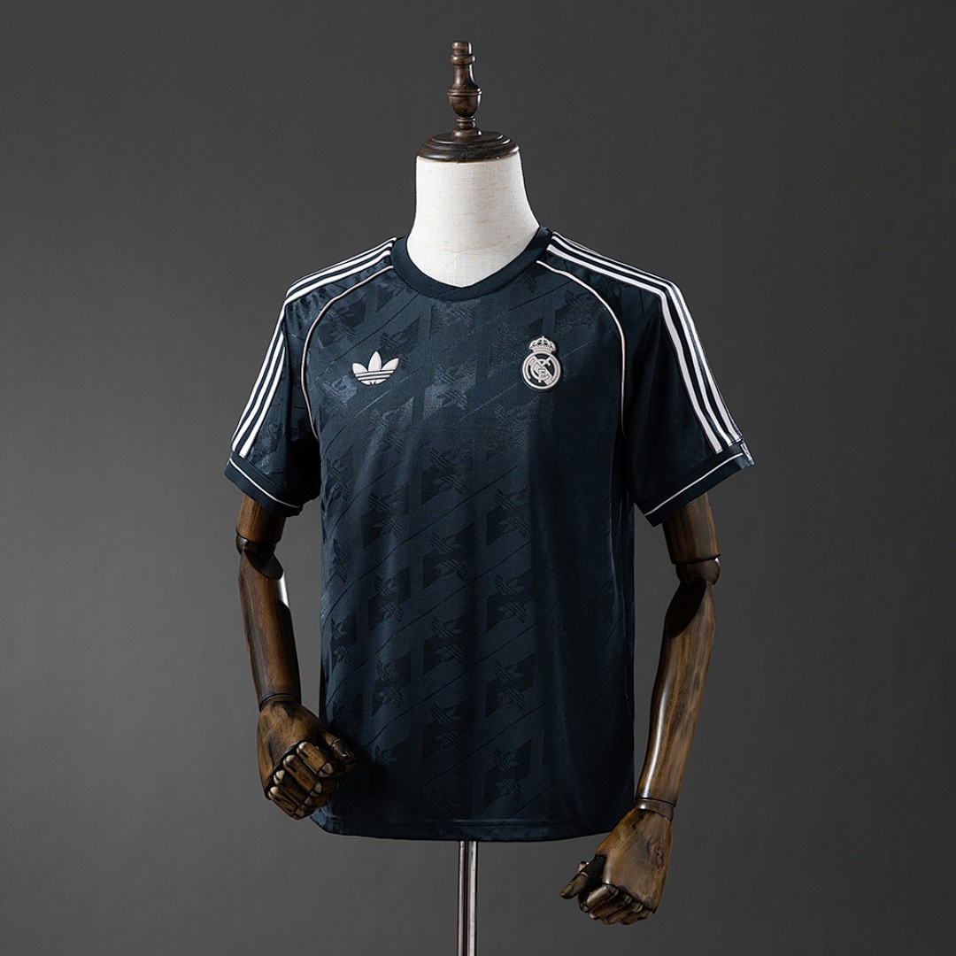 JER-4465_1 Real Madrid Grey Football Shirt - 图片 1
