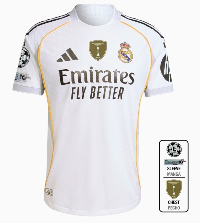 25/26 Real Madrid Home Jersey - 图片 9