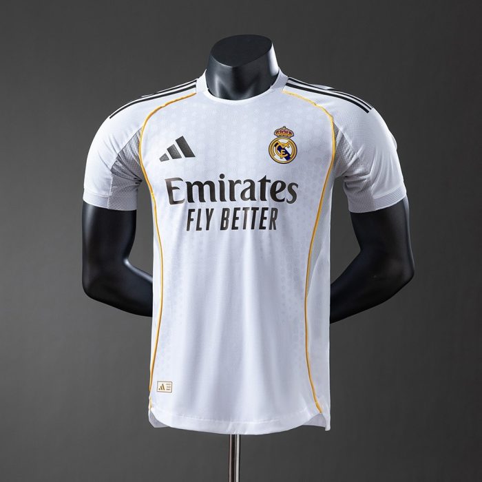 Real Madrid 25/26 Player Version Home Jersey - 图片 9