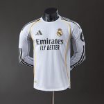 Real Madrid 25/26 Home Long Sleeve Player Version Jersey