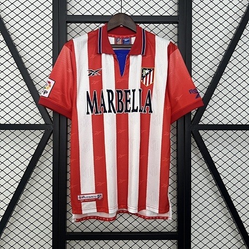 JER-4485_1 Atletico Madrid 1998/1999 Home Retro Shirt - 图片 1