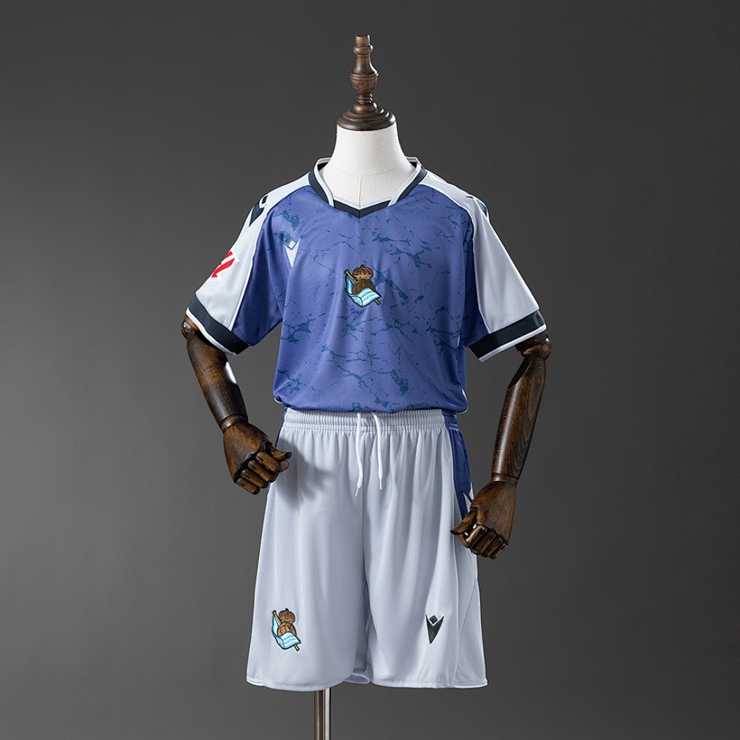 JER-4487_1 Real Sociedad 25/26 Away Game Kids - 图片 1