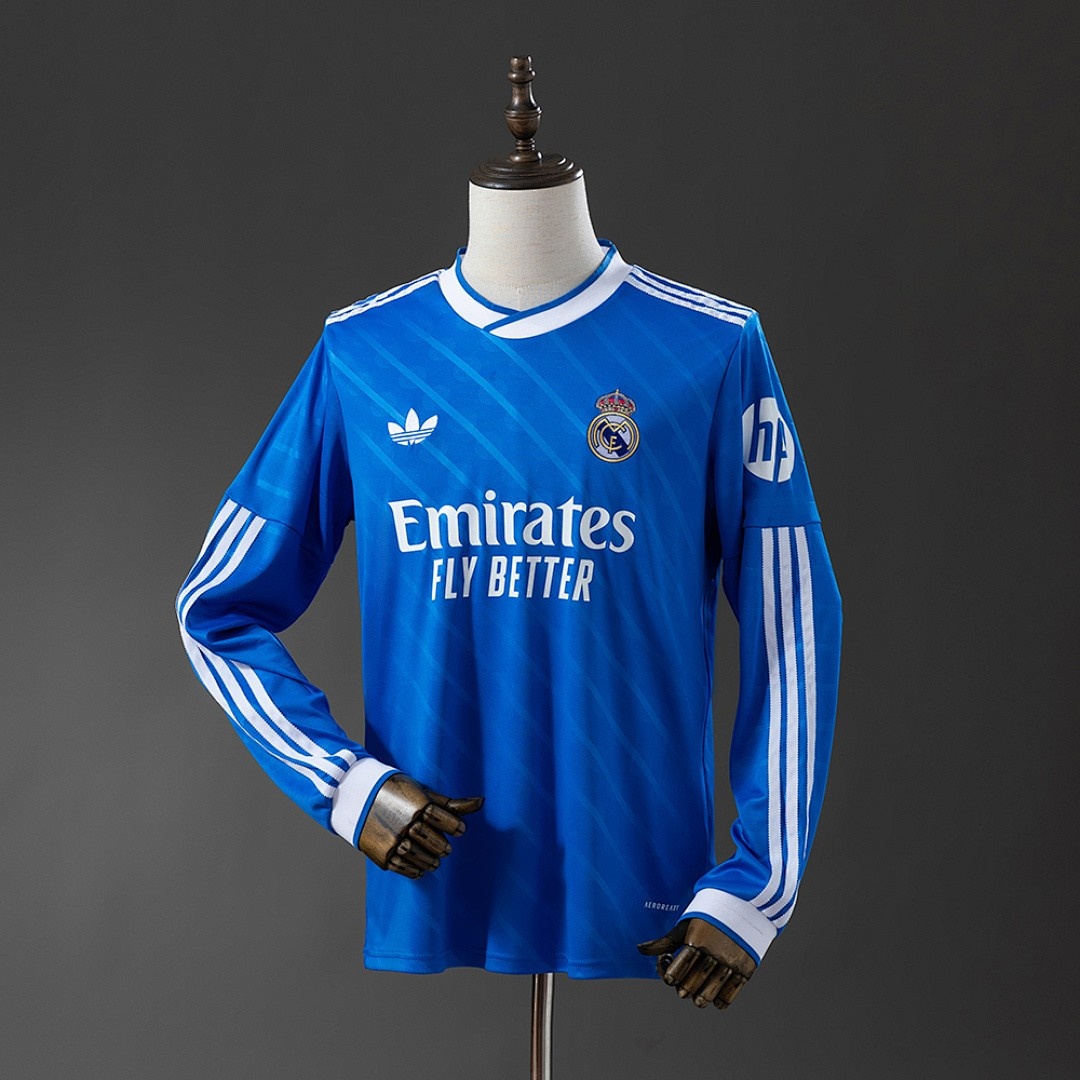 JER-4498_1 Real Madrid 25/26 Third Away Long Sleeve Jersey - 图片 1