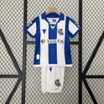24/25 Real Sociedad Home Kids Jersey