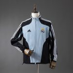 Real Madrid 04/05 Windbreaker - Black Grey - 图片 2