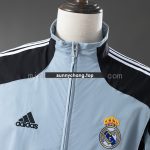 Real Madrid 04/05 Windbreaker - Black Grey - 图片 9