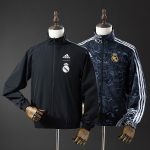 Real Madrid Reversible Jacket Windbreaker - Black & Black Dragon