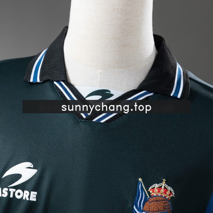 Real Sociedad 2000-2002 Away Retro Jersey - 图片 7