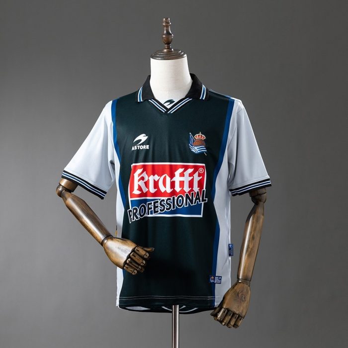 Real Sociedad 2000-2002 Away Retro Jersey - 图片 9