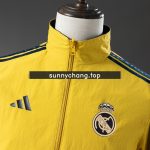 Real Madrid Reversible Jacket Windbreaker - Yellow & Red - 图片 8