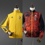 Real Madrid Reversible Jacket Windbreaker - Yellow & Red - 图片 9