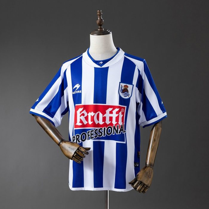 Real Sociedad 2002/2003 Home Retro Shirt - 图片 9
