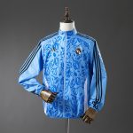 Real Madrid Reversible Jacket Windbreaker - Beige & Blue - 图片 3