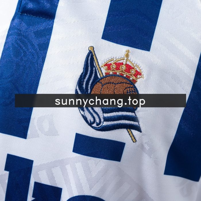 Real Sociedad 1994-1995 Home Retro Shirt - 图片 5