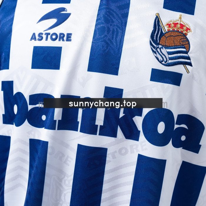 Real Sociedad 1994-1995 Home Retro Shirt - 图片 6