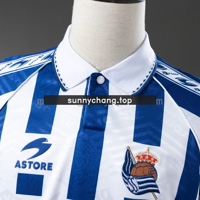 Real Sociedad 1994-1995 Home Retro Shirt - 图片 7