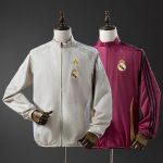 Real Madrid Reversible Jacket Windbreaker - Beige & Red