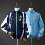 Real Madrid Reversible Jacket Windbreaker - Navy & Sky Blue - 图片 2