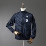 Real Madrid Reversible Jacket Windbreaker - Red & Heiss - 图片 2