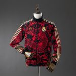 Real Madrid Reversible Jacket Windbreaker - Red & Heiss - 图片 3