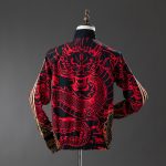 Real Madrid Reversible Jacket Windbreaker - Red & Heiss - 图片 9