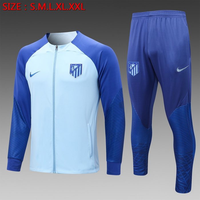 Atletico Madrid 22-23 Light Blue Training Jacket - 图片 8