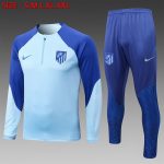 Atletico Madrid 22-23 Light Blue Half-Zip Jacket