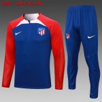 Atletico Madrid 23-24 Half-Zip Jacket Blue