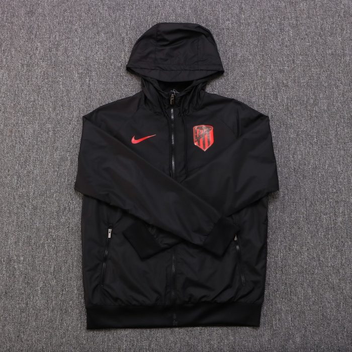 Atletico Madrid 22-23 Black Windbreaker - 图片 2