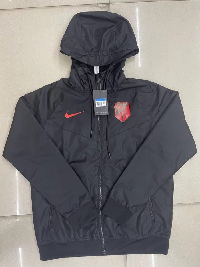 Atletico Madrid 22-23 Black Windbreaker - 图片 9