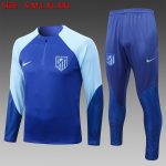 Atletico Madrid 22-23 Half-Zip Jacket Blue