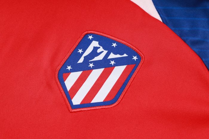Atletico Madrid 23-24 Red Short Sleeve Training Shirt - 图片 6