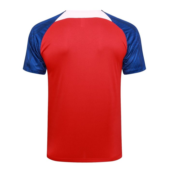 Atletico Madrid 23-24 Red Short Sleeve Training Shirt - 图片 8