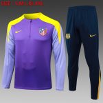 Atletico Madrid 25/26 Semi-Zip Jacket Purple