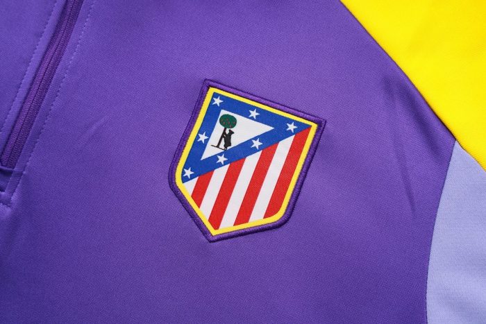 Atletico Madrid 25/26 Semi-Zip Jacket Purple - 图片 5