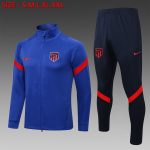 Atletico Madrid 21-22 Long Sleeve Training Suit Blue