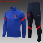 Atletico Madrid 21-22 Long Sleeve Training Suit Blue - 图片 8