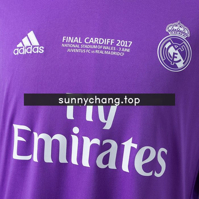 Real Madrid 16/17 Away Retro Long Sleeve Jersey - 图片 5