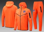Atletico Madrid 22/23 Orange Long Zip Jacket with Hood