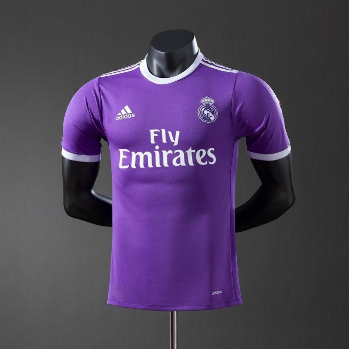 Real Madrid 2016/2017 Retro Player Version Away Jersey - 图片 9
